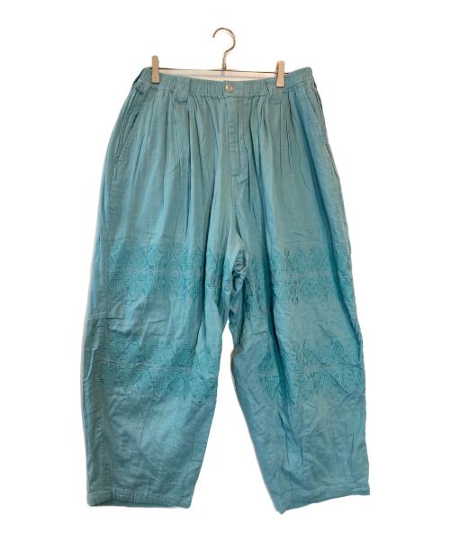 TIGHTBOOTH PRODUCTION（タイトブースプロダクション）TIGHTBOOTH PRODUCTION (タイトブースプロダクション) DIAMOND BALLOON PANTS ブルー サイズ:Lの古着・服飾アイテム