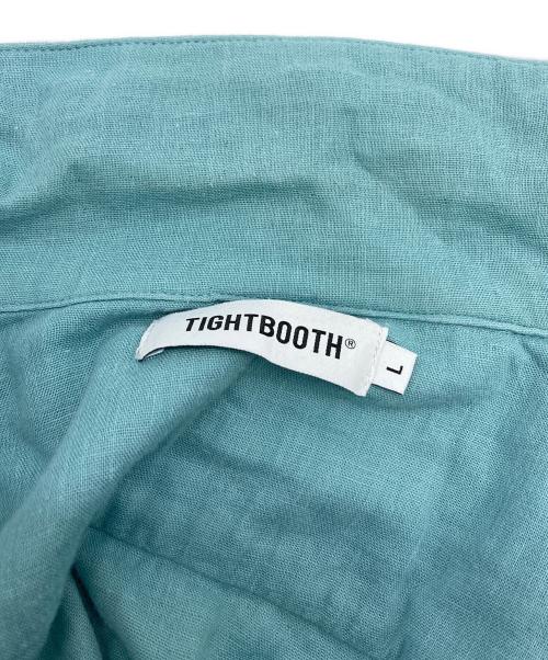 TIGHTBOOTH PRODUCTION（タイトブースプロダクション）TIGHTBOOTH PRODUCTION (タイトブースプロダクション) DIAMOND ROLL-UP SHIRT ブルー サイズ:Lの古着・服飾アイテム