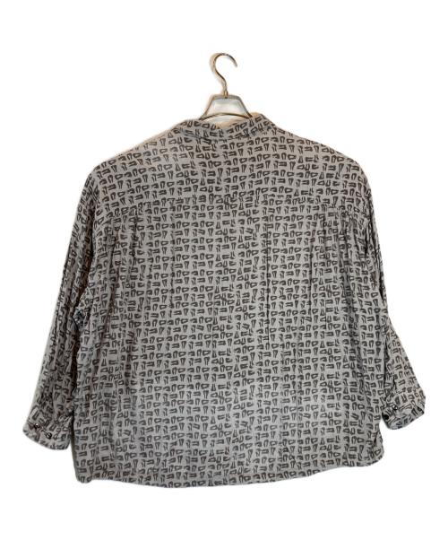 TIGHTBOOTH PRODUCTION（タイトブースプロダクション）TIGHTBOOTH PRODUCTION (タイトブースプロダクション) 総柄シャツ グレー サイズ:Lの古着・服飾アイテム
