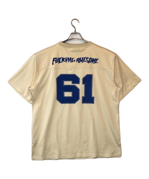 FUCKING AWESOME（ファッキンオーサム）Fucking Awesome (ファッキンオーサム) Stamp Practice Jersey ベージュ サイズ:SIZE 2Xの古着・服飾アイテム