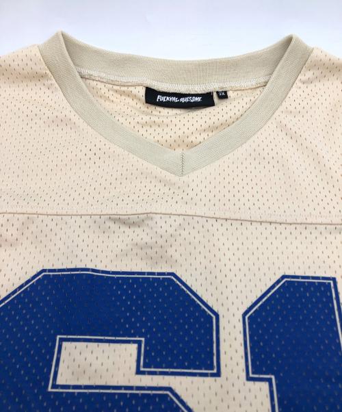 FUCKING AWESOME（ファッキンオーサム）Fucking Awesome (ファッキンオーサム) Stamp Practice Jersey ベージュ サイズ:SIZE 2Xの古着・服飾アイテム