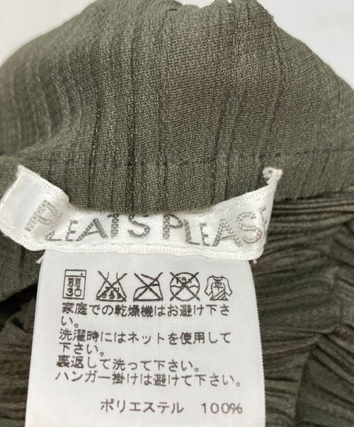 PLEATS PLEASE（プリーツプリーズ）PLEATS PLEASE (プリーツプリーズ) プリーツワンピース カーキ サイズ:SIZE 3の古着・服飾アイテム
