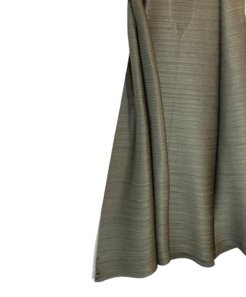 PLEATS PLEASE（プリーツプリーズ）PLEATS PLEASE (プリーツプリーズ) プリーツワンピース カーキ サイズ:SIZE 3の古着・服飾アイテム