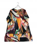 PLEATS PLEASEプリーツプリーズ）の古着「バウンスプリーツ 総柄 ワンピース」｜マルチカラー