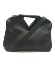 BOTTEGA VENETA（ボッテガベネタ）の古着「ザ・トライアングル 2WAYショルダーバッグ」｜カーキ