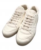 PRADAプラダ）の古着「ナッパレザー スニーカー」｜ホワイト