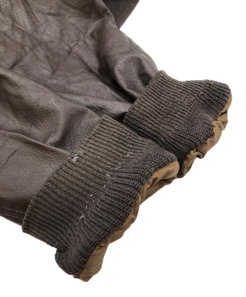 SADDLERY（サドリー）SADDLERY (サドリー) レザーフライトジャケット ブラウン サイズ:SIZE 44Rの古着・服飾アイテム