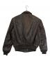 SADDLERY (サドリー) レザーフライトジャケット ブラウン サイズ:SIZE 44R：20000円