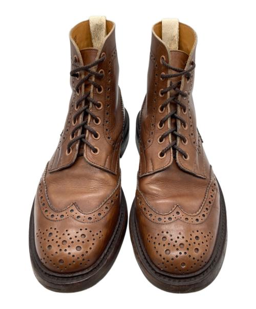 Tricker's（トリッカーズ）Tricker's (トリッカーズ) ウィングチップブーツ ブラウン サイズ:8Tの古着・服飾アイテム