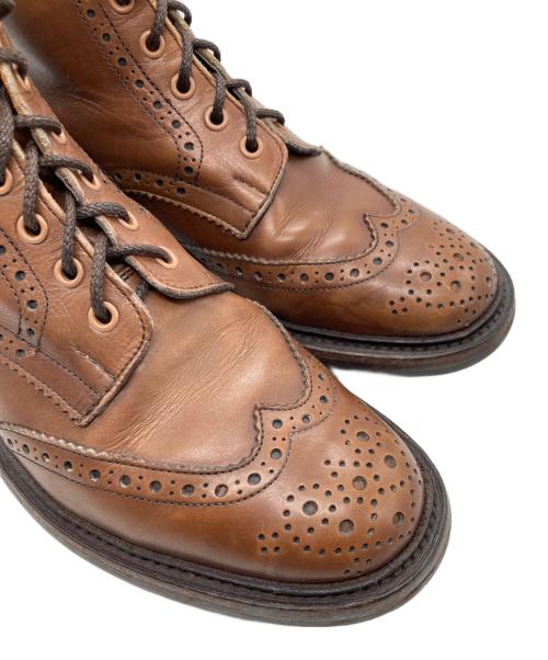Tricker's（トリッカーズ）Tricker's (トリッカーズ) ウィングチップブーツ ブラウン サイズ:8Tの古着・服飾アイテム