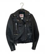 JAMES GROSEジェームスグロース）の古着「ライダースジャケット」｜ブラック