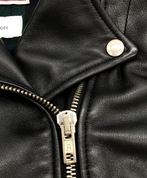 JAMES GROSE（ジェームスグロース）JAMES GROSE (ジェームスグロース) ライダースジャケット ブラック サイズ:8の古着・服飾アイテム