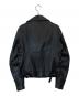 JAMES GROSE (ジェームスグロース) ライダースジャケット ブラック サイズ:8：22000円