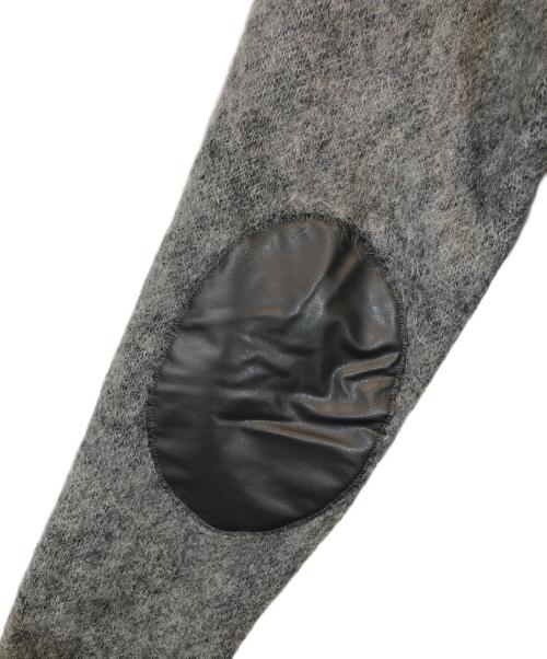 Needles（ニードルズ）Needles (ニードルズ) MOHEAR MIX ELBOW PATCH CARDIGAN JSSP グレー サイズ:Mの古着・服飾アイテム