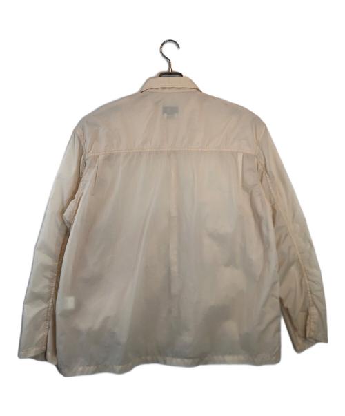 ENDS and MEANS（エンズアンド ミーンズ）ENDS AND MEANS (エンズアンド ミーンズ) ナイロンシャツ ベージュ サイズ:XLARGEの古着・服飾アイテム