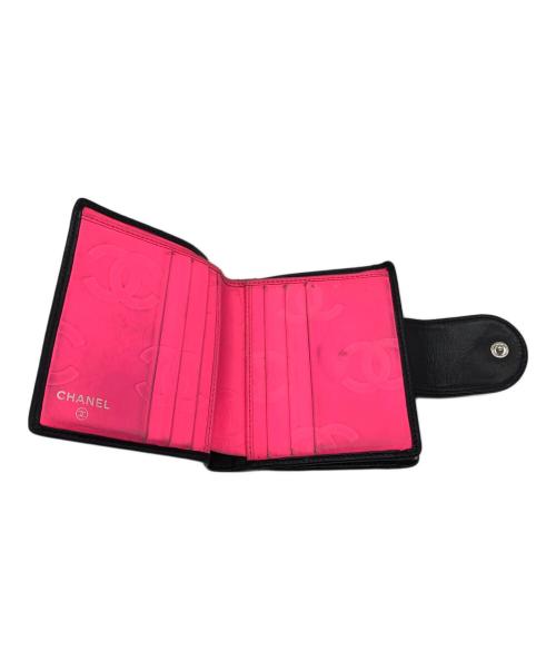 CHANEL（シャネル）CHANEL (シャネル) カンボンライン がま口財布 ブラック サイズ:下記参照の古着・服飾アイテム