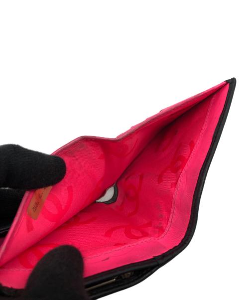 CHANEL（シャネル）CHANEL (シャネル) カンボンライン がま口財布 ブラック サイズ:下記参照の古着・服飾アイテム