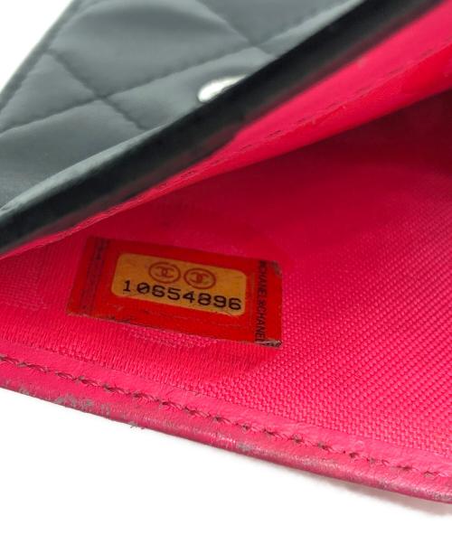 CHANEL（シャネル）CHANEL (シャネル) カンボンライン がま口財布 ブラック サイズ:下記参照の古着・服飾アイテム