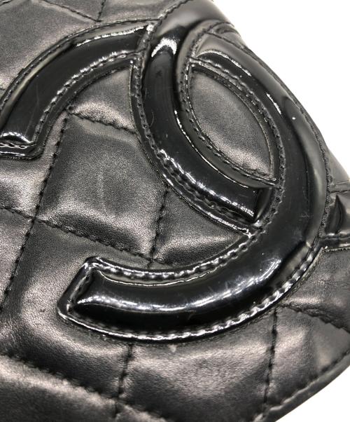 CHANEL（シャネル）CHANEL (シャネル) カンボンライン がま口財布 ブラック サイズ:下記参照の古着・服飾アイテム