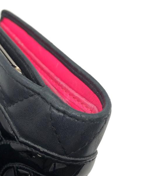 CHANEL（シャネル）CHANEL (シャネル) カンボンライン がま口財布 ブラック サイズ:下記参照の古着・服飾アイテム