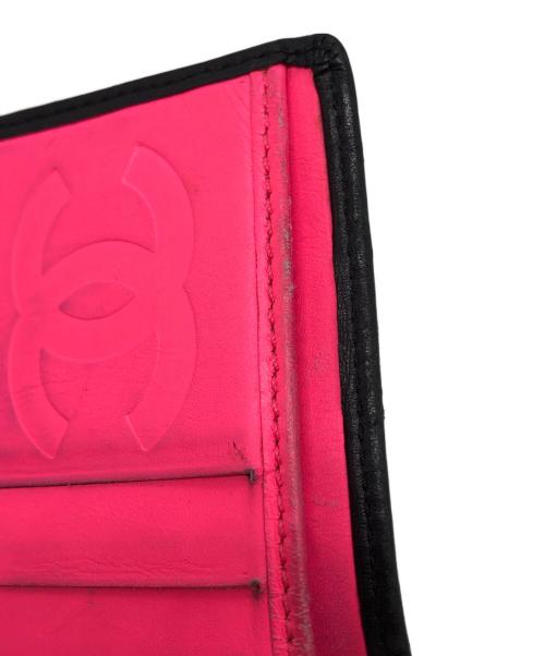 CHANEL（シャネル）CHANEL (シャネル) カンボンライン がま口財布 ブラック サイズ:下記参照の古着・服飾アイテム