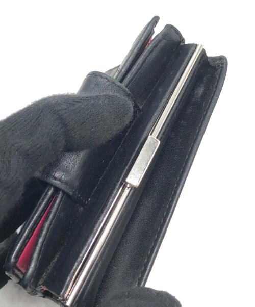 CHANEL（シャネル）CHANEL (シャネル) カンボンライン がま口財布 ブラック サイズ:下記参照の古着・服飾アイテム