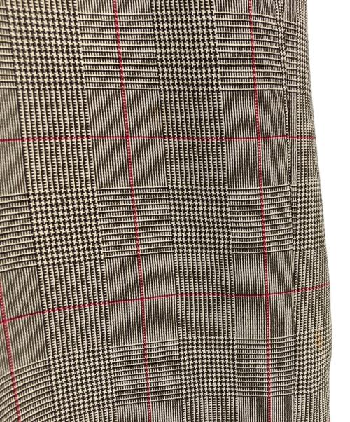 Vivienne Westwood RED LABEL（ヴィヴィアンウエストウッドレッドレーベル）Vivienne Westwood RED LABEL (ヴィヴィアンウエストウッドレッドレーベル) チェックワイドタックパンツ グレー サイズ:３の古着・服飾アイテム