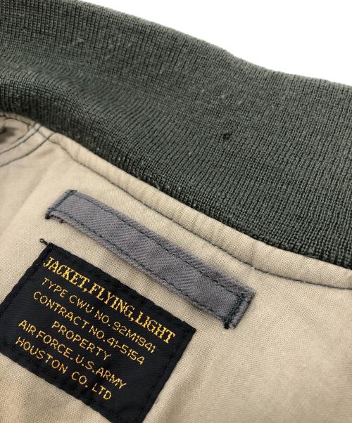 HOUSTON（ヒューストン）HOUSTON (ヒューストン) TYPE  CWU フライトジャケット カーキ サイズ:不明の古着・服飾アイテム