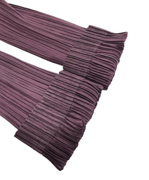 PLEATS PLEASE（プリーツプリーズ）PLEATS PLEASE (プリーツプリーズ) プリーツロングコート パープル サイズ:SIZE 3の古着・服飾アイテム