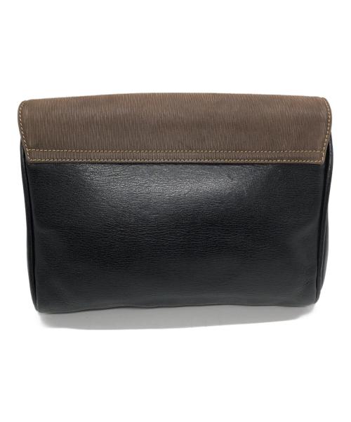 LOEWE（ロエベ）LOEWE (ロエベ) ベラスケスセカンドバッグ ブラウン×ブラックの古着・服飾アイテム