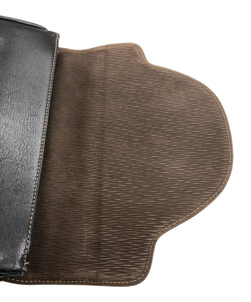 LOEWE（ロエベ）LOEWE (ロエベ) ベラスケスセカンドバッグ ブラウン×ブラックの古着・服飾アイテム