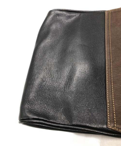 LOEWE（ロエベ）LOEWE (ロエベ) ベラスケスセカンドバッグ ブラウン×ブラックの古着・服飾アイテム