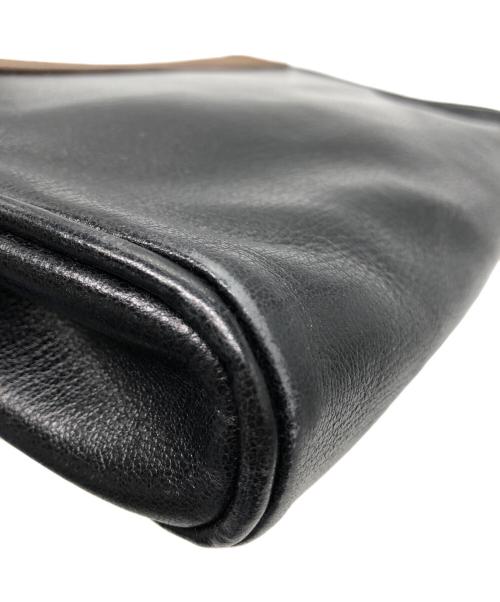 LOEWE（ロエベ）LOEWE (ロエベ) ベラスケスセカンドバッグ ブラウン×ブラックの古着・服飾アイテム