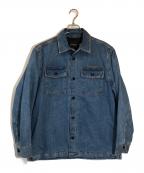 COACHコーチ）の古着「ロゴ刺繍デニムジャケット」｜インディゴ