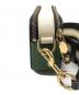 中古・古着 MARC JACOBS (マークジェイコブズ) スナップショットショルダーバッグ ベージュ×グリーン：10000円
