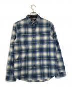 RRLダブルアールエル）の古着「オンブレチェックシャツ」｜ブルー