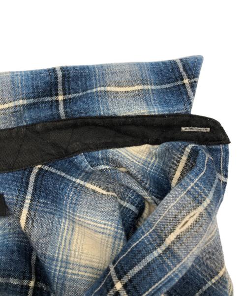 RRL（ダブルアールエル）RRL (ダブルアールエル) オンブレチェックシャツ ブルー サイズ:M　175/96Aの古着・服飾アイテム