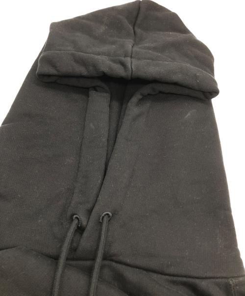 BALENCIAGA（バレンシアガ）BALENCIAGA (バレンシアガ) ロゴプルオーバーパーカー ブラック サイズ:SIZE XLの古着・服飾アイテム