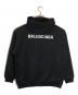 BALENCIAGA (バレンシアガ) ロゴプルオーバーパーカー ブラック サイズ:SIZE XL：30000円