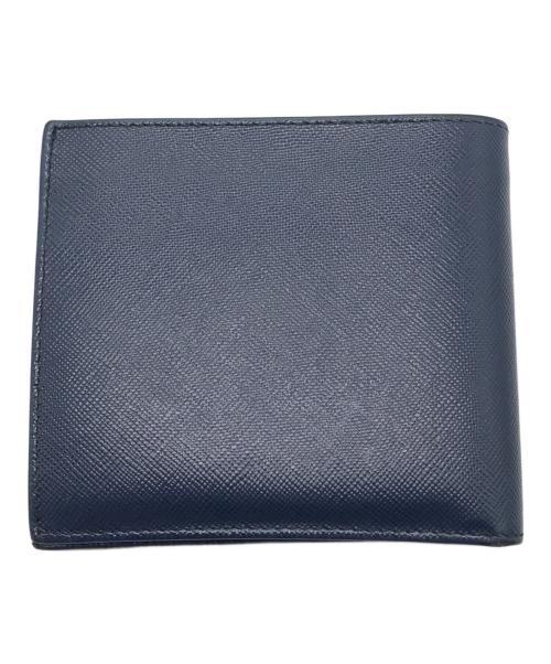 PRADA（プラダ）PRADA (プラダ) 2つ折り財布 ネイビー サイズ:下記参照の古着・服飾アイテム