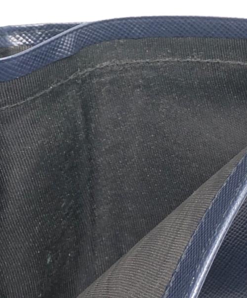 PRADA（プラダ）PRADA (プラダ) 2つ折り財布 ネイビー サイズ:下記参照の古着・服飾アイテム