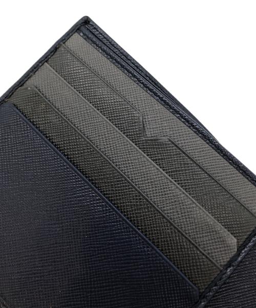 PRADA（プラダ）PRADA (プラダ) 2つ折り財布 ネイビー サイズ:下記参照の古着・服飾アイテム