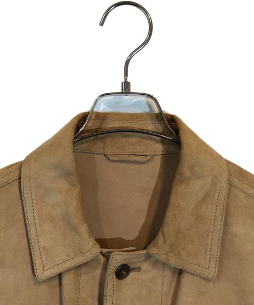 VALSTAR（ヴァルスター）Valstar (ヴァルスター) ゴートレザー サファリジャケット ベージュ サイズ:SIZE 50の古着・服飾アイテム