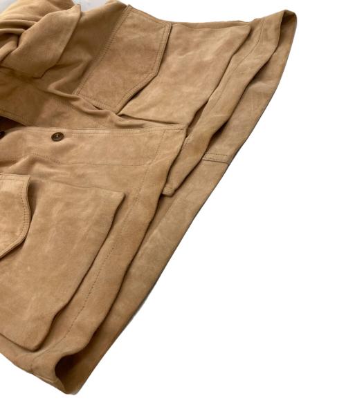 VALSTAR（ヴァルスター）Valstar (ヴァルスター) ゴートレザー サファリジャケット ベージュ サイズ:SIZE 50の古着・服飾アイテム