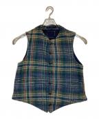 45Rフォーティファイブ・アール）の古着「インディゴコットンツイードの908ベスト」｜グリーン