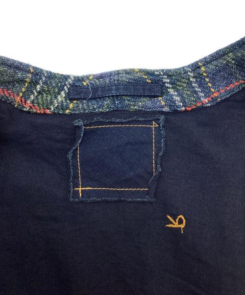 45R（フォーティファイブ・アール）45R (フォーティファイブ・アール) インディゴコットンツイードの908ベスト グリーン サイズ:2の古着・服飾アイテム