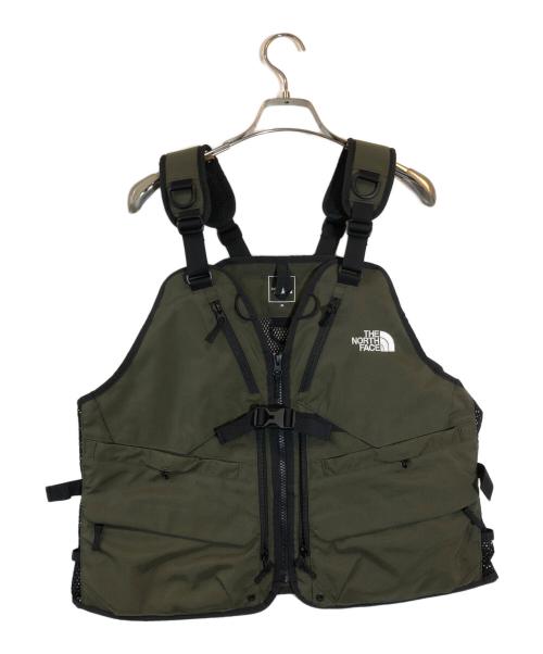 THE NORTH FACE（ザ ノース フェイス）THE NORTH FACE (ザ ノース フェイス) ギアメッシュベスト オリーブ サイズ:Mの古着・服飾アイテム