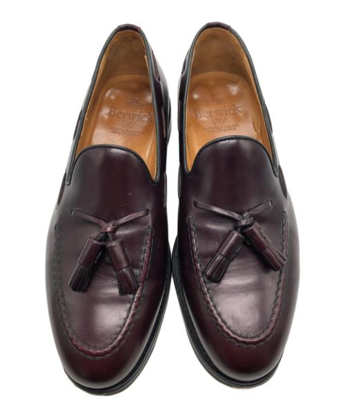 berwick（バーウィック）berwick (バーウィック) タッセルローファー ブラウン サイズ:6 1/2の古着・服飾アイテム