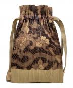 PLEATS PLEASEプリーツプリーズ）の古着「総柄プリーツリュック」｜ベージュ