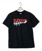 SUPREME×YOHJI YAMAMOTOシュプリーム×ヨウジヤマモト）の古着「Logo Tee」｜ブラック×レッド